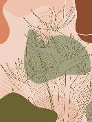 Papier peint panoramique art paint, mural concept, tendance