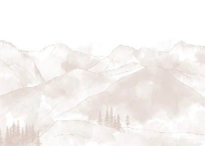 Papier peint panoramique Aravis beige