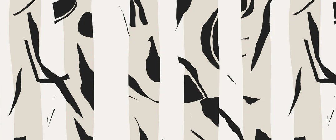 Papier peint rayure bichrome