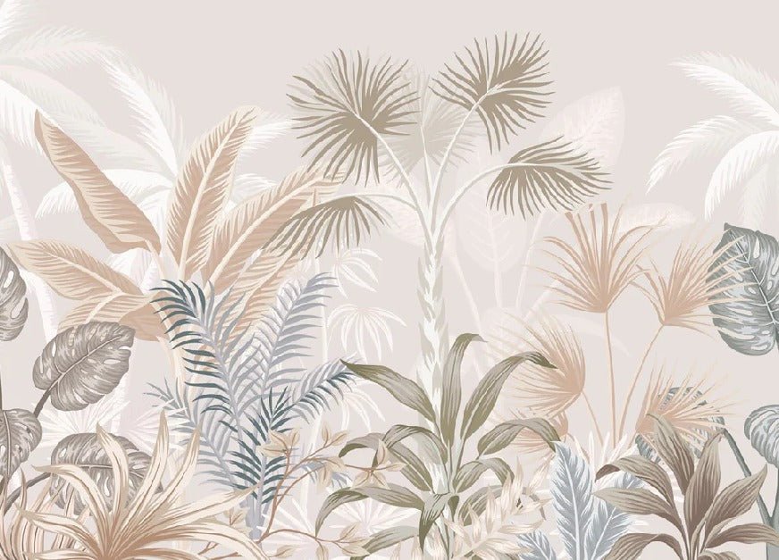 Papier peint panoramique jungle terracotta, XXL, tendance