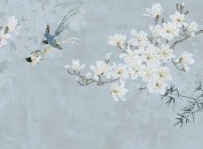 Tapete Floral Bird