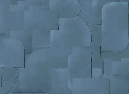 Papier peint panoramique découpé bleu, XXL, tendance