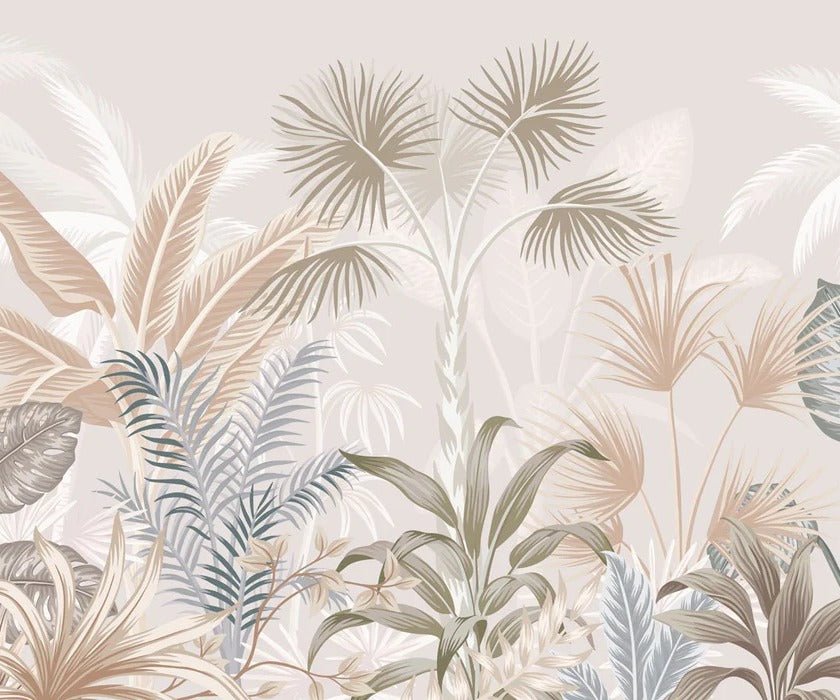 Papier peint panoramique jungle terracotta, XXL, tendance