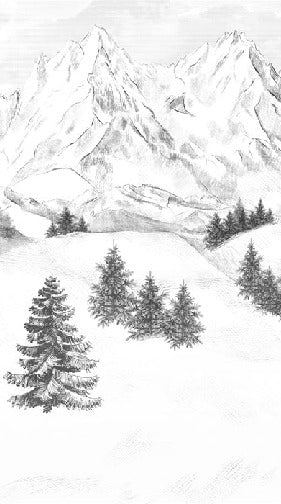 Sfondo della montagna di Chamonix