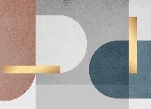 Papier peint ciment graphique, XXL, tendance