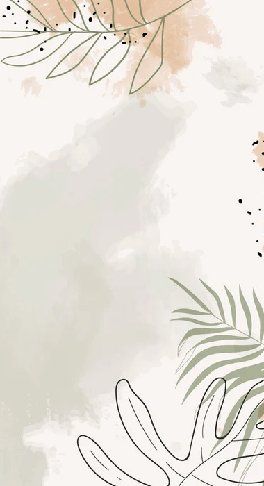 Papier peint panoramique aquarelle végétale