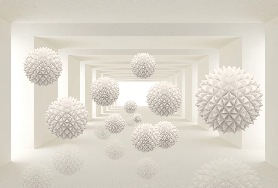 Papier peint Trompe l'oeil Moderne Conception, XXL, tendance