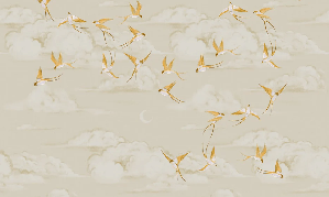 Golden bird desktop wallpaper - Muralconcept