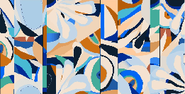 Papier peint abstrait vibrant
