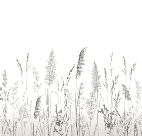 Papier peint poétique pampa