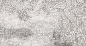 Papier peint panoramique paysage de campagne, XXL, tendance