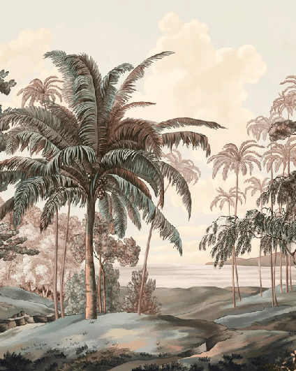 Papier peint paysage Célèbes terra