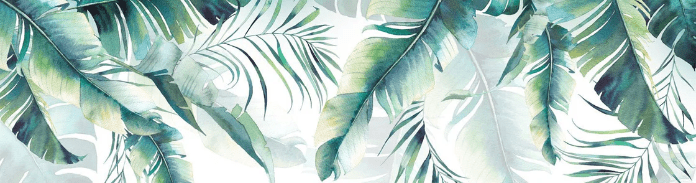 Papier peint salle de bain Jungle & Scandinave style