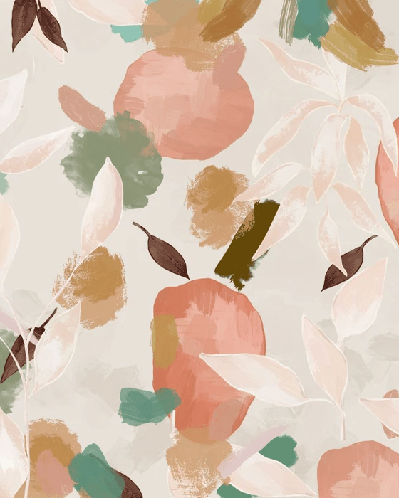 Papier peint bloom & brush - Muralconcept