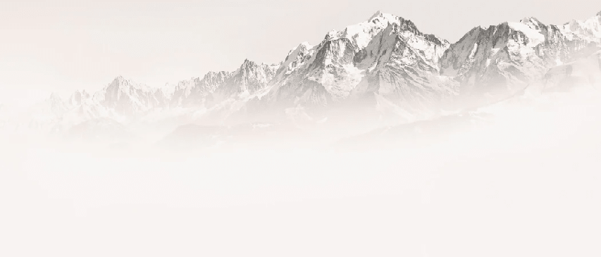 Papier peint matin brumeux Mont Blanc - Muralconcept