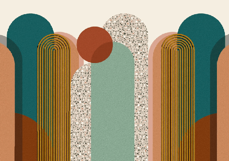 Papier peint Art pop déco graphique tendance - Muralconcept