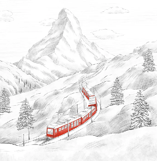 Papier peint panoramique Mont Cervin