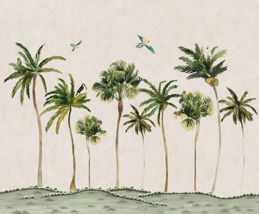 Papier peint rêve de palmier