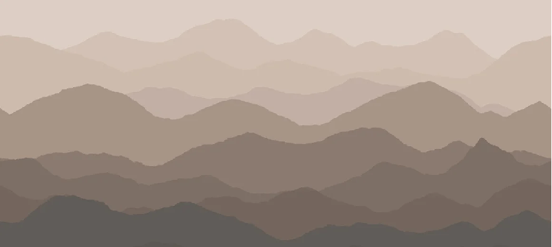 Papier peint panoramique dunes terracotta