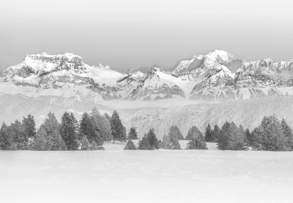 Papier peint photo - La Tournette et au delà