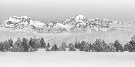 Papier peint photo - La Tournette et au delà