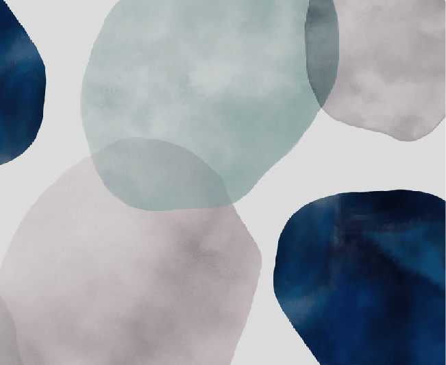 Papier peint cercle abstrait watercolor - Muralconcept