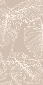 Papier peint feuille monstera sable - Muralconcept