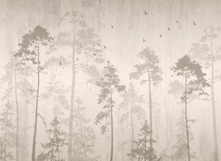 Carta da parati Foresta autunnale