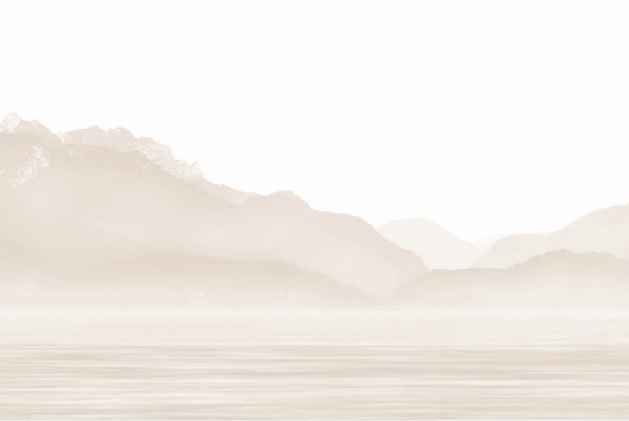 Papier peint Annecy et son lac paisible beige - Muralconcept