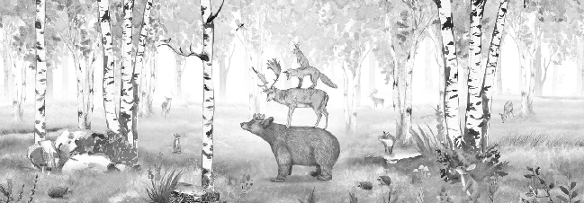 Papier peint roi de la forêt