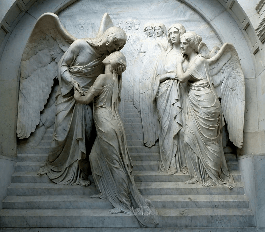 Carta da parati panoramica Angeli 3D