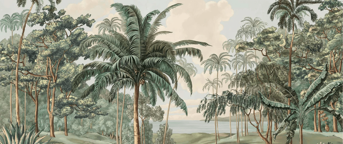 Papier peint paysage Célèbes