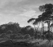 Papier peint paysage historique italien