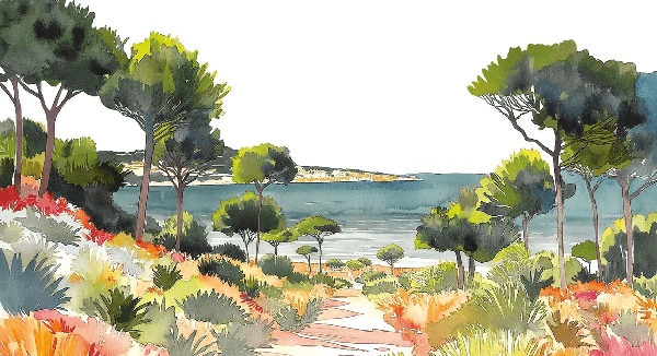 Papier peint panoramique air estival, XXL, tendance