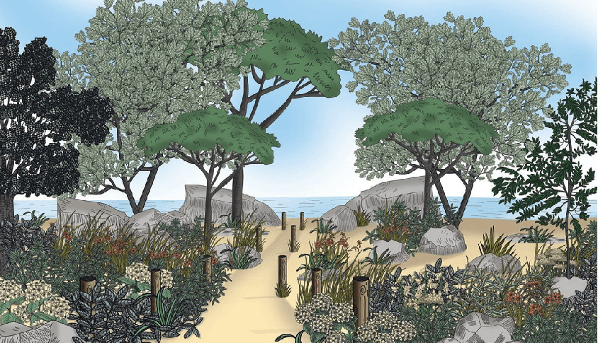 Papier peint paysage France bord de mer