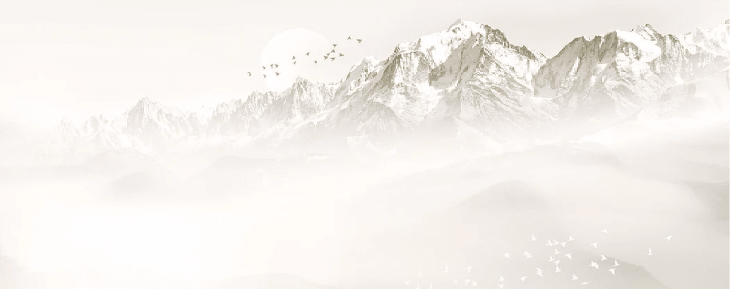 Papier peint Mont blanc lune et oiseau - Muralconcept