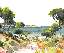 Papier peint panoramique air estival - Muralconcept