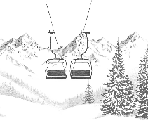 Papier peint immersion Alpine - Muralconcept