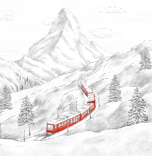 Papier peint panoramique Mont Cervin