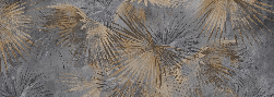 Papier peint panoramique palm vintage - Muralconcept