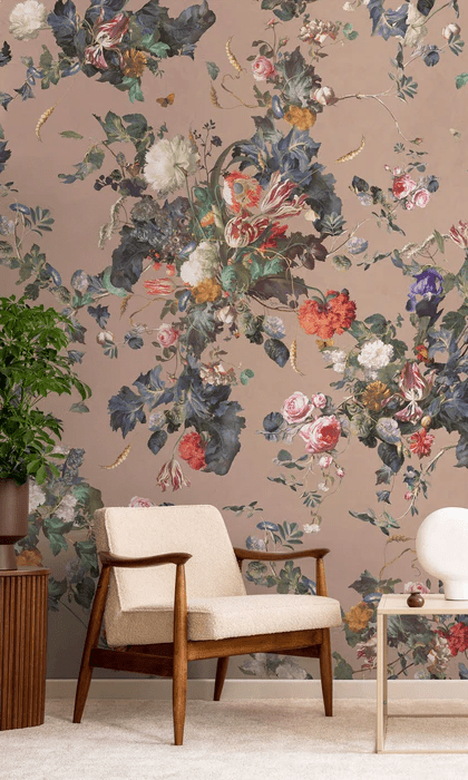 Papier peint plantes grimpantes vintage