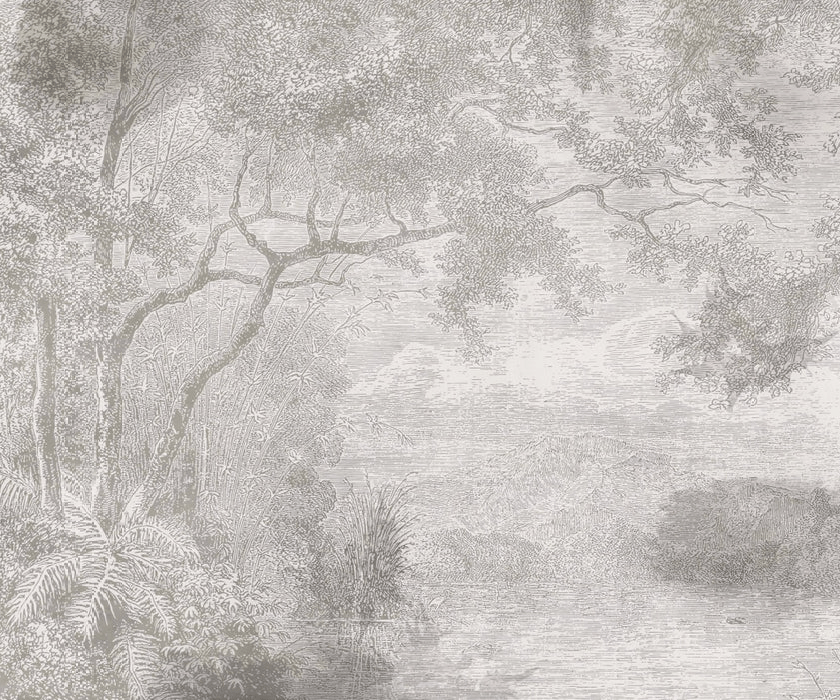 Papier peint panoramique paysage de campagne