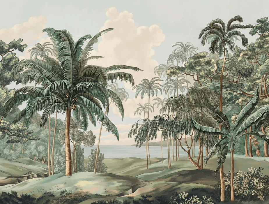 Papier peint paysage Célèbes