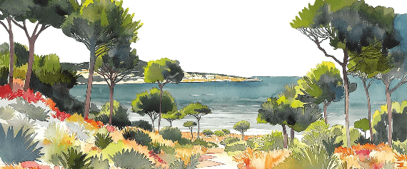 Papier peint panoramique air estival, XXL, tendance