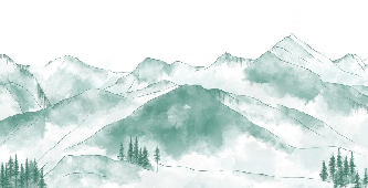 Papier peint montagne chaine des Aravis vert menthe, XXL, tendance