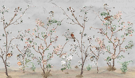 Papier peint panoramique Spring Birds