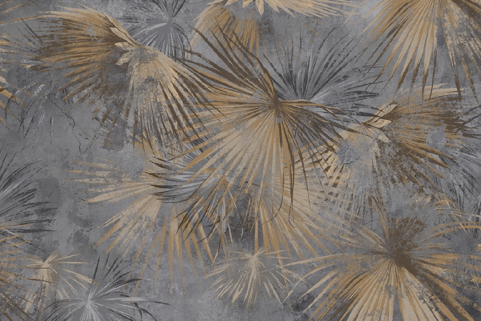 Papier peint panoramique palm vintage, XXL, tendance