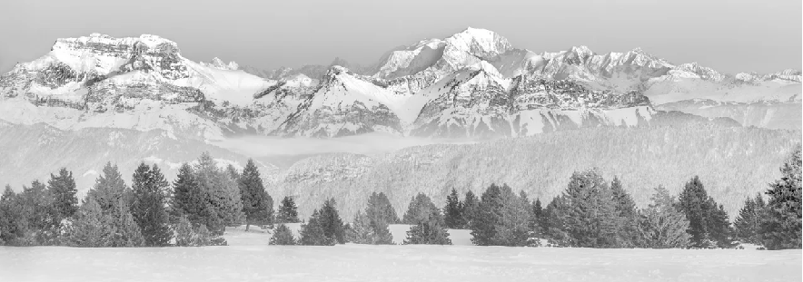 Papier peint photo - La Tournette et au delà