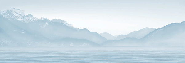 Carta da parati Annecy e il suo tranquillo lago
