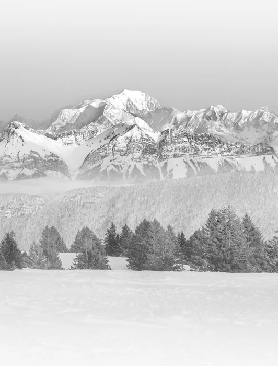 Papier peint photo - La Tournette et au delà, XXL, tendance